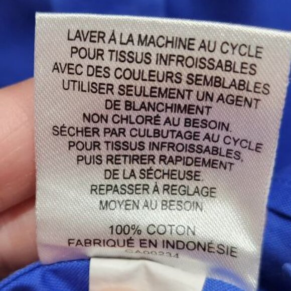 Hudson Room Shirt Men's Size 16 Blue Long Sleeve Classic Button Down 100% Cotton - Picture 3 of 11